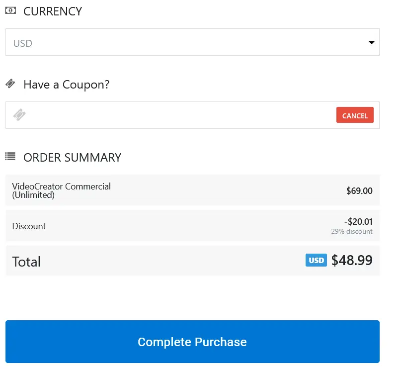 VideoCreator promo code 2025